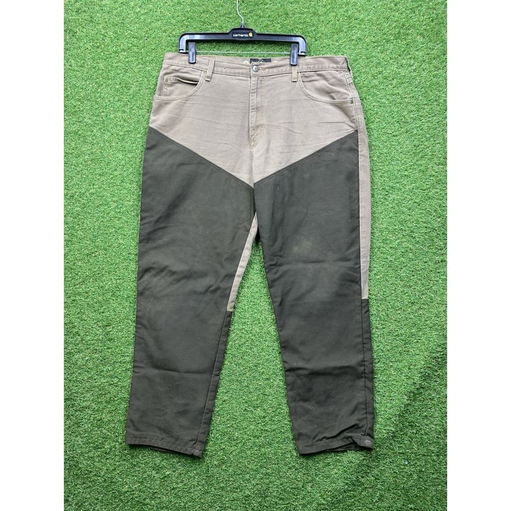 RedHead Brush Pants Mens 36x31 Brown Canvas Guards Outdoors Hunting Workwear